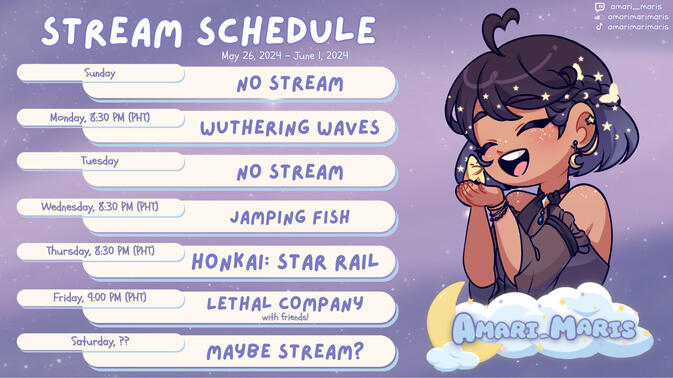 Stream Schedule